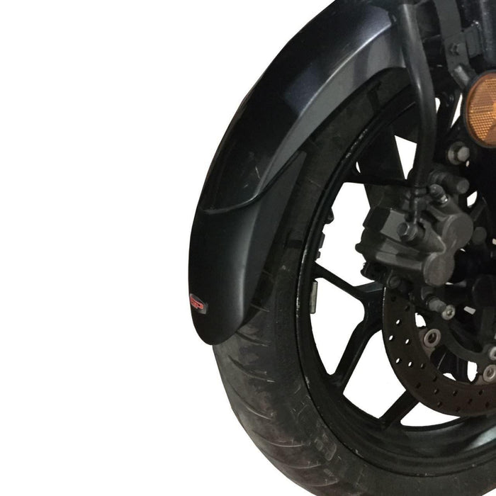 GP Kompozit Front Fender Extender Black Compatible For Yamaha MT-25 / MT-03  2015-2019