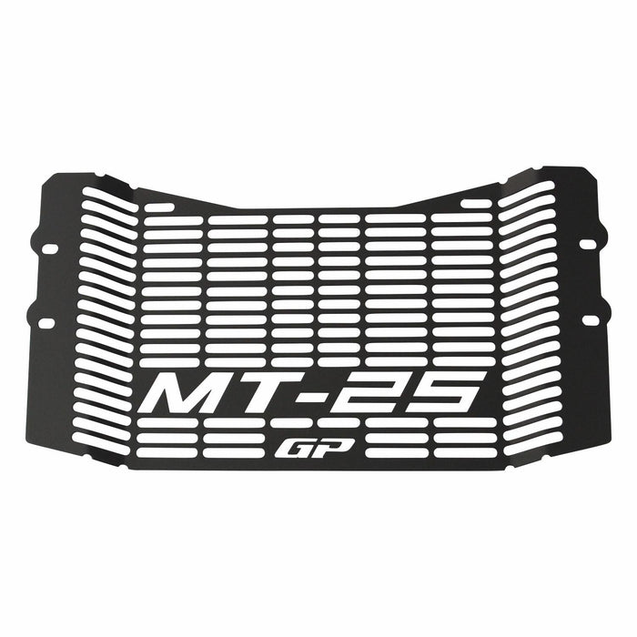 GP Kompozit Protector de radiador negro compatible para Yamaha MT-25 / MT-03 2015-2019