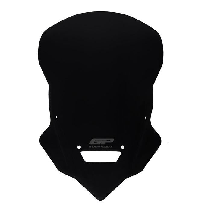 GP Kompozit Touring Windshield Windscreen Black Compatible For Yamaha MT-25 / MT-03 2015-2019