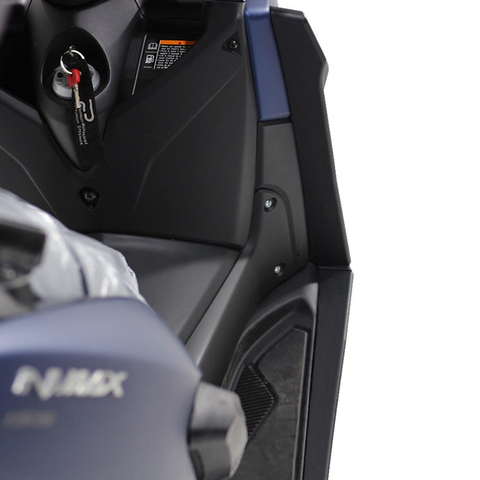 GP Kompozit Protector de carenado negro compatible para Yamaha NMAX 125 / NMAX 155 2015-2020