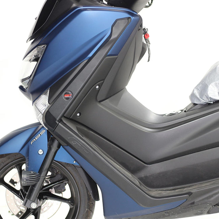 GP Kompozit Protector de carenado negro compatible para Yamaha NMAX 125 / NMAX 155 2015-2020
