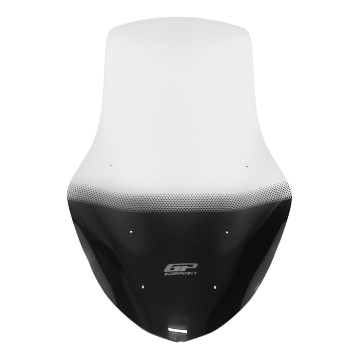 GP Kompozit Pare-brise de tourisme sérigraphié transparent compatible avec Yamaha NMAX 125 / NMAX 155 2015-2020