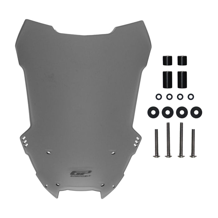 GP Kompozit Windshield Windscreen Smoked Compatible For Yamaha NMAX 125 / NMAX 155  2015-2020