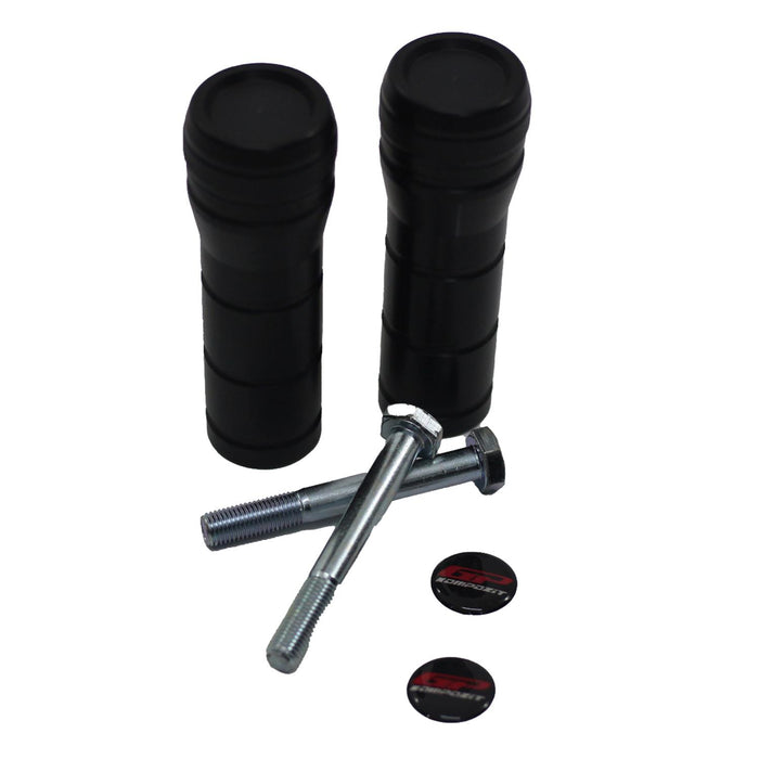 GP Kompozit Escape Crash Frame Slider Negro Compatible para Yamaha NMAX 125 / NMAX 155 2015-2023