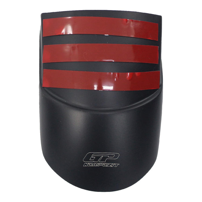 GP Kompozit Extensor de guardabarros delantero negro compatible con Yamaha NMAX 125 / NMAX 155 2015-2023
