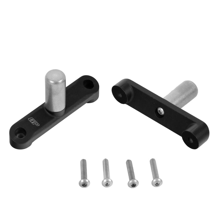 GP Kompozit Fog Light Mount Bracket Black Compatible For Yamaha NMAX 125 / NMAX 155  2015-2025