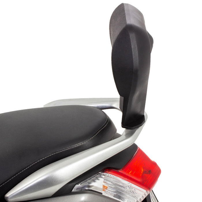 GP Kompozit Sport Backrest Sissy Bar Black Compatible For Yamaha NMAX 125 / NMAX 155  2015-2025