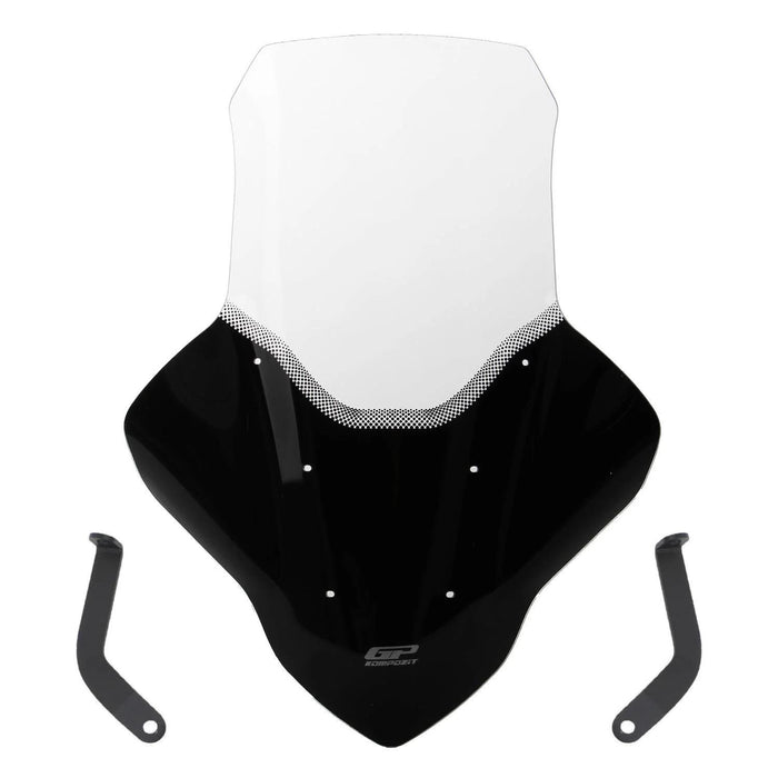 GP Kompozit Touring Windshield Windscreen With Handguard Clear Compatible For Yamaha NMAX 125 / NMAX 155 2021-2024