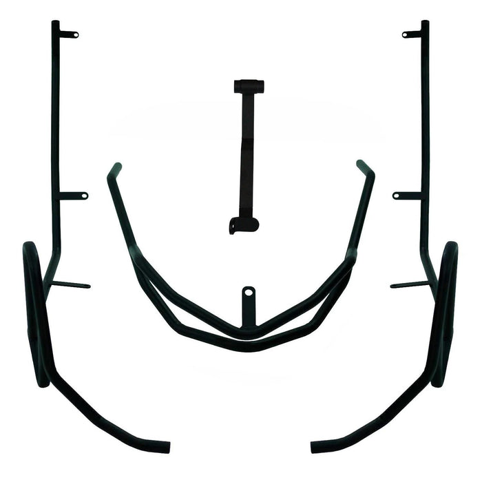 GP Kompozit Engine Protector Crash Bars Black Compatible For Yamaha NMAX 125 / NMAX 155 2021-2024