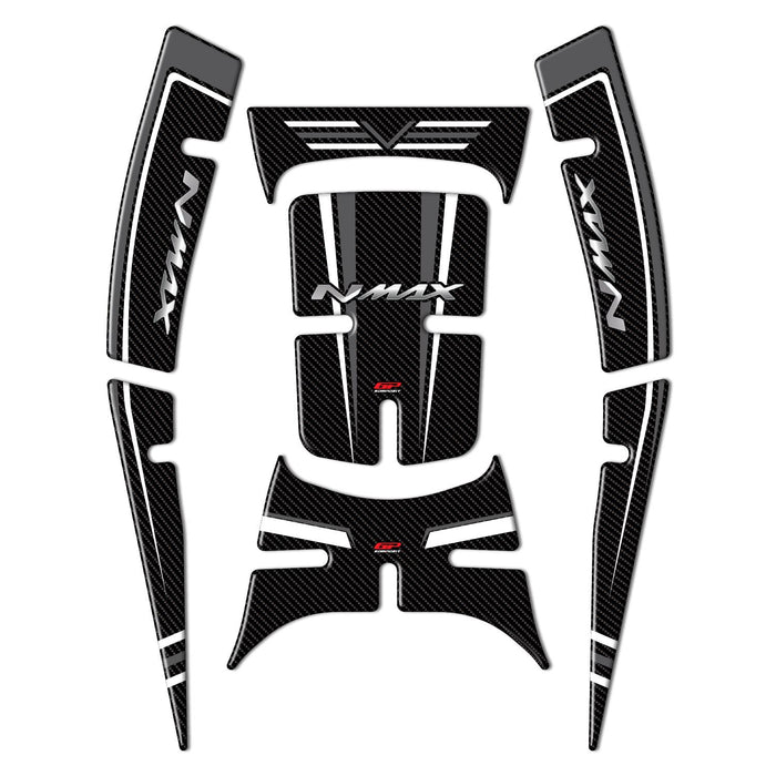 GP Kompozit Protector Depósito Gris Compatible Para Yamaha NMAX 125 / NMAX 155 2021-2023