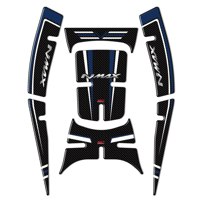 GP Kompozit Protector Depósito Azul Compatible Para Yamaha NMAX 125 / NMAX 155 2021-2023