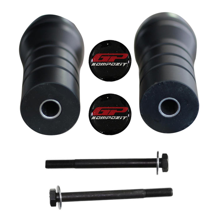 GP Kompozit Engine Crash Frame Sliders Black Compatible For Yamaha YZF-R25 / YZF-R3  2015-2018
