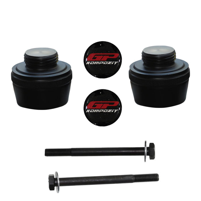 GP Kompozit Engine Crash Frame Sliders Black Compatible For Yamaha YZF-R25 / YZF-R3  2015-2018
