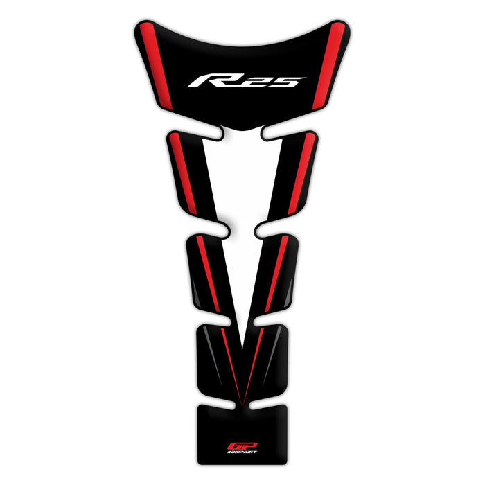 GP Kompozit Tank Pad Set Red Compatible For Yamaha YZF-R25  2015-2018