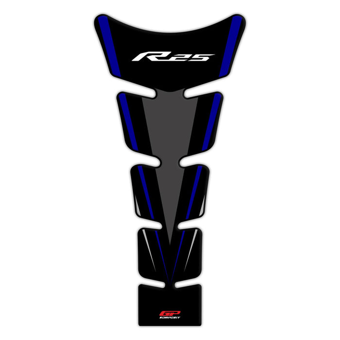 GP Kompozit Kit de protections de réservoir bleu compatible avec Yamaha YZF-R25 / YZF-R3 2015-2018