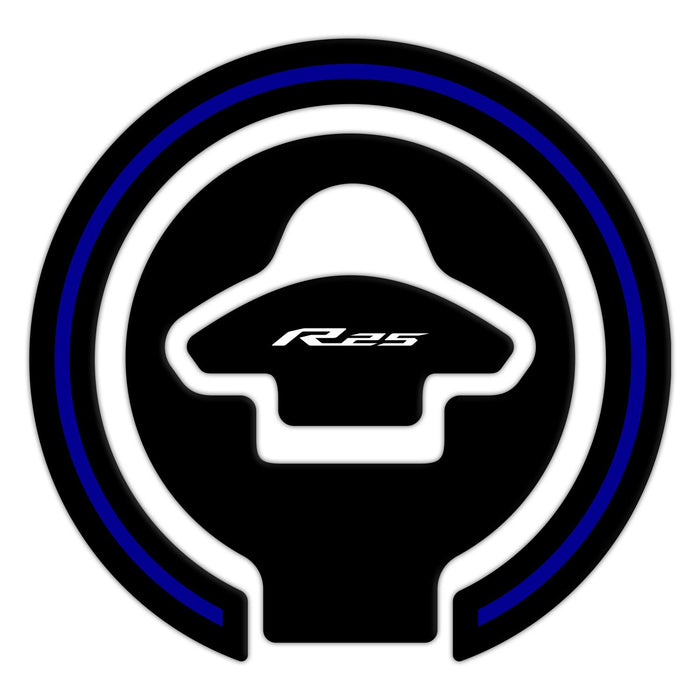 GP Kompozit Kit de protections de réservoir bleu compatible avec Yamaha YZF-R25 / YZF-R3 2015-2018