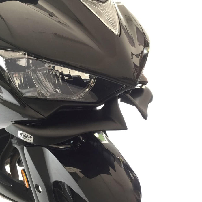 GP Kompozit Winglet Negro Compatible para Yamaha YZF-R25 / YZF-R3 2015-2018