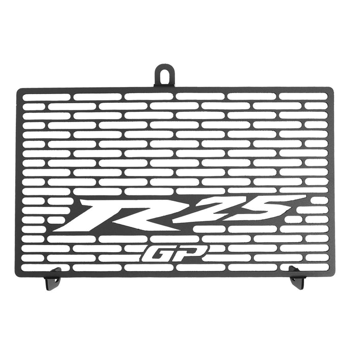 GP Kompozit Radiator Grille Guard Protector Cover Black Compatible For Yamaha YZF-R25 2015-2023