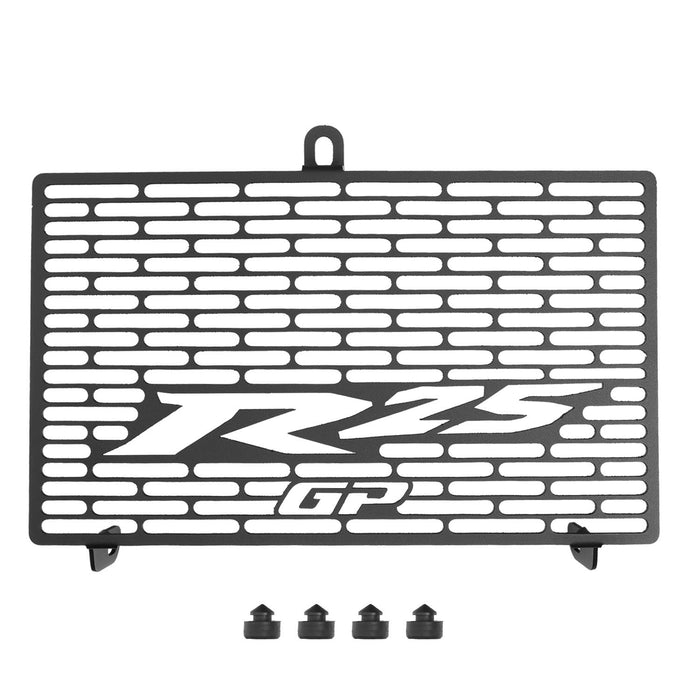 GP Kompozit Radiator Grille Guard Protector Cover Black Compatible For Yamaha YZF-R25  2015-2023
