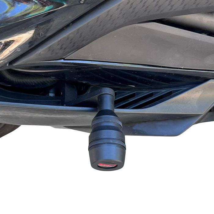 GP Kompozit Engine Crash Frame Sliders Black Compatible For Yamaha YZF-R25 / YZF-R3  2019-2023
