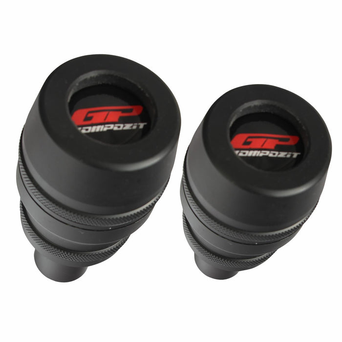 GP Kompozit Engine Crash Frame Sliders Black Compatible For Yamaha YZF-R25 / YZF-R3  2019-2023