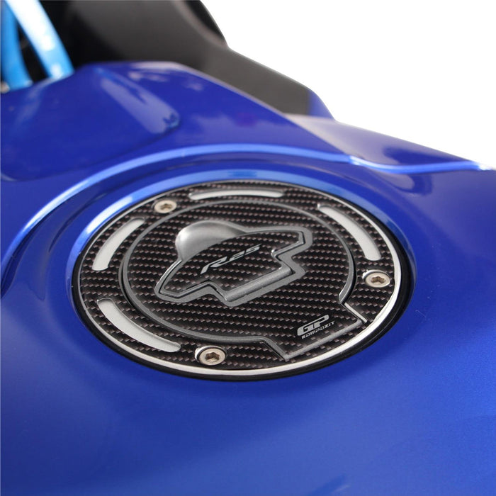GP Kompozit Jeu de protections de réservoir Carbone Compatible pour Yamaha YZF-R25 / YZF-R3 2019-2023
