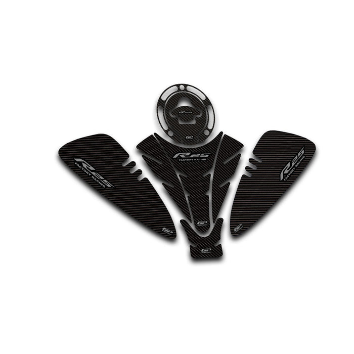 GP Kompozit Jeu de protections de réservoir Carbone Compatible pour Yamaha YZF-R25 / YZF-R3 2019-2023