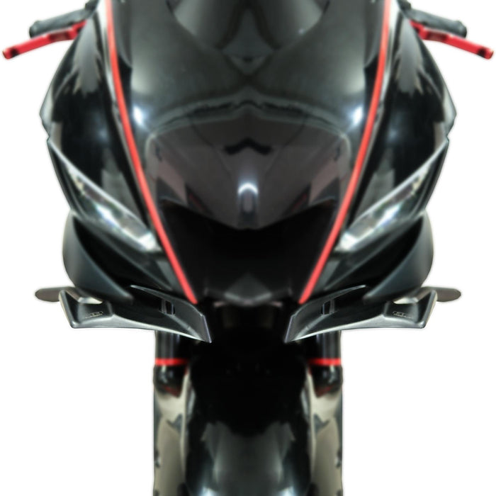GP Kompozit Winglet Black Compatible For Yamaha YZF-R25 / YZF-R3  2019-2024