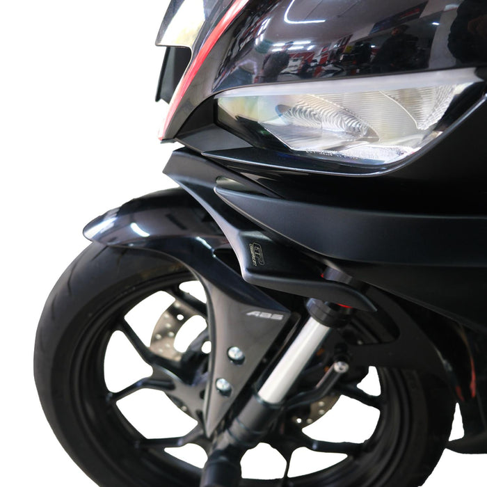 GP Kompozit Winglet Black Compatible For Yamaha YZF-R25 / YZF-R3  2019-2024