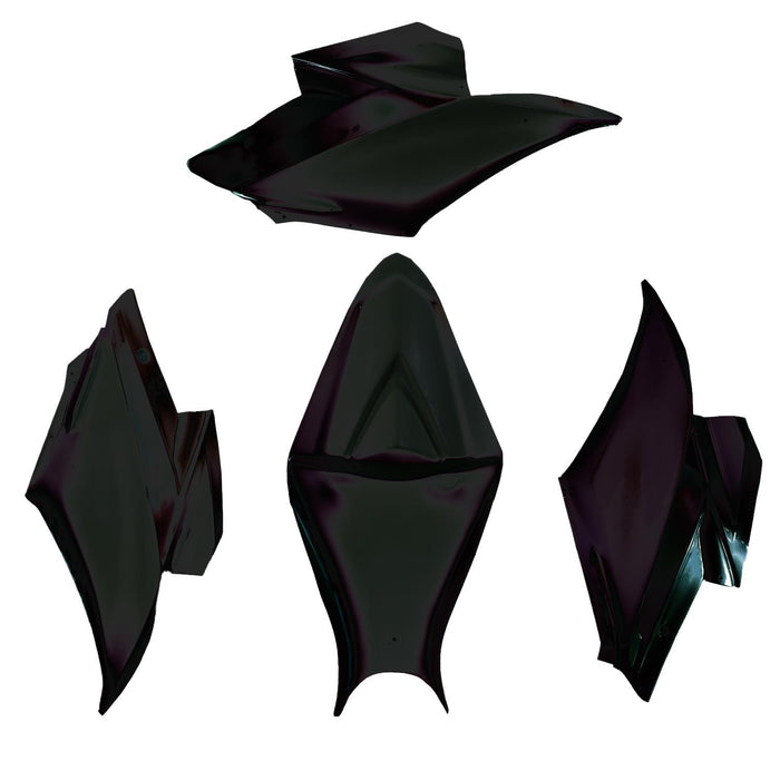 GP Kompozit para R25 2019-2023 Carenado de carreras compatible negro