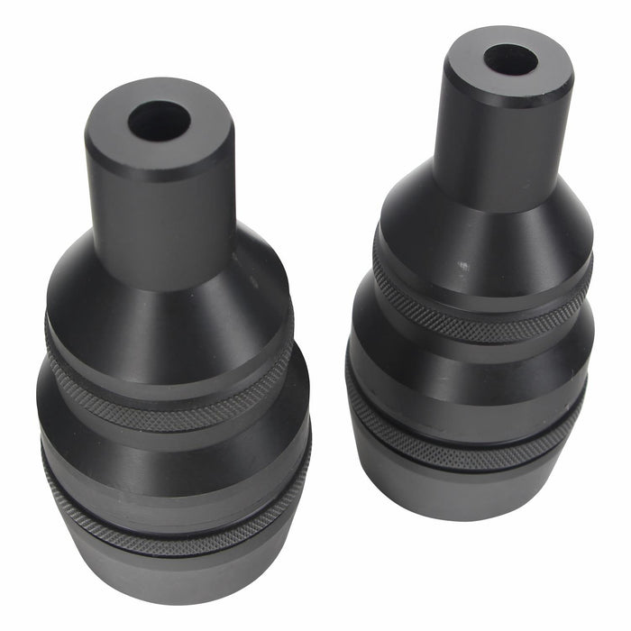 GP Kompozit Engine Crash Frame Sliders Black Compatible For Yamaha YZF-R6  2008-2016