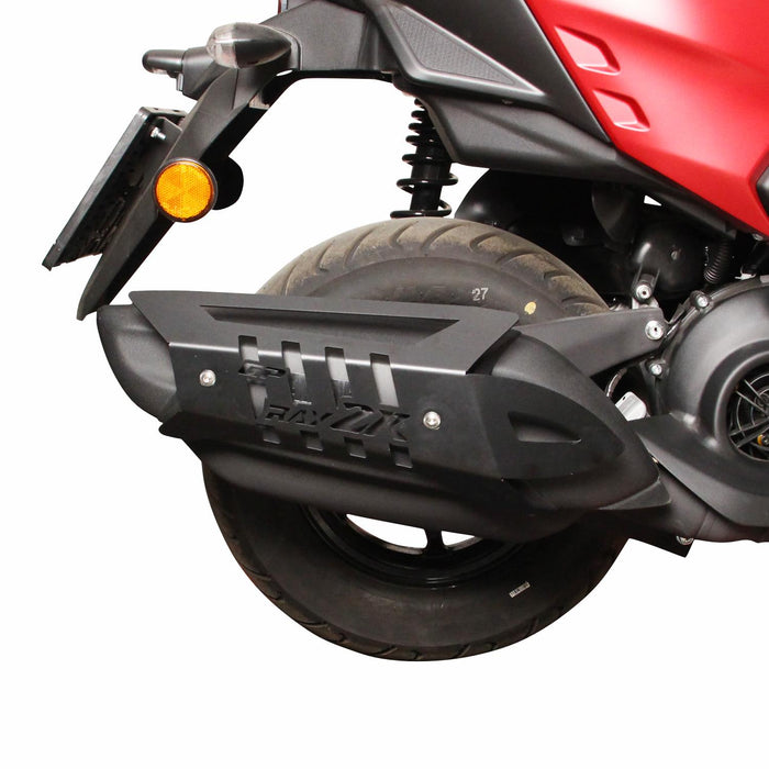GP Kompozit Exhaust Guard Cover Black Compatible For Yamaha Cygnus RayZR  2024