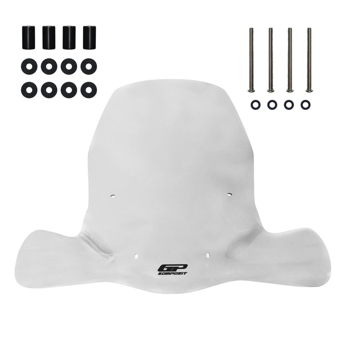 GP Kompozit Pare-brise transparent compatible avec Yamaha X-City 250 2007-2017