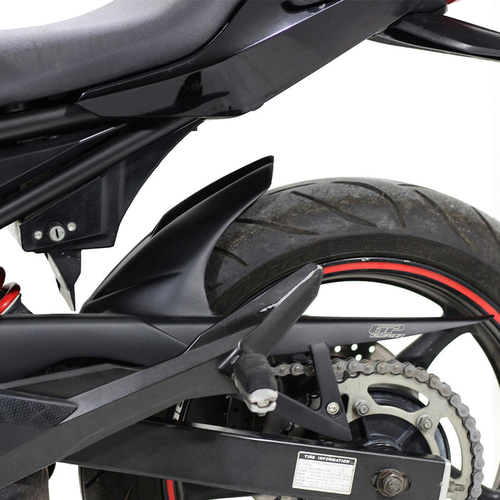 GP Kompozit Guardabarros trasero negro compatible para Yamaha XJ6 2011-2016