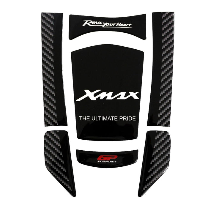 GP Kompozit Protector Depósito Negro-Carbono Compatible con Yamaha XMAX 2018-2022