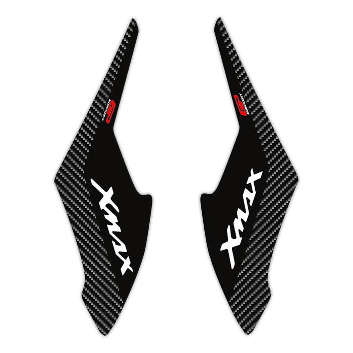 GP Kompozit Protector Depósito Lateral Negro-Carbono Compatible Para Yamaha XMAX 2018-2022