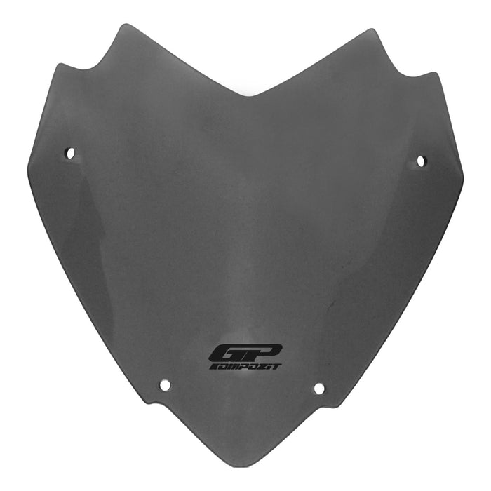 GP Kompozit Pare-brise sport fumé compatible pour Yamaha XMAX 250 / XMAX 300 / XMAX 400 2018-2022