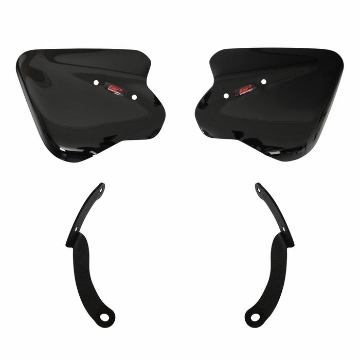 GP Kompozit Handguard Black Compatible For Yamaha XMAX 250 / XMAX 300 / XMAX 400 2011-2022