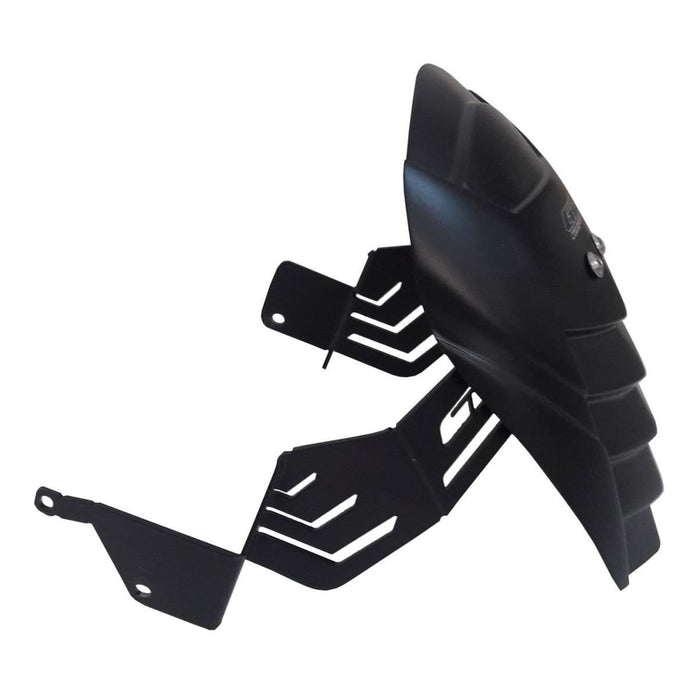 GP Kompozit Protector contra salpicaduras trasero negro compatible para Yamaha XMAX 250 / XMAX 300 / XMAX 400 2018-2022