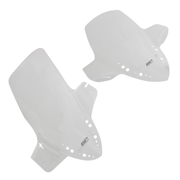 GP Kompozit Windshield Windscreen With Handguard Clear Compatible For Yamaha XMAX 250 / XMAX 300 / XMAX 400  2018-2022