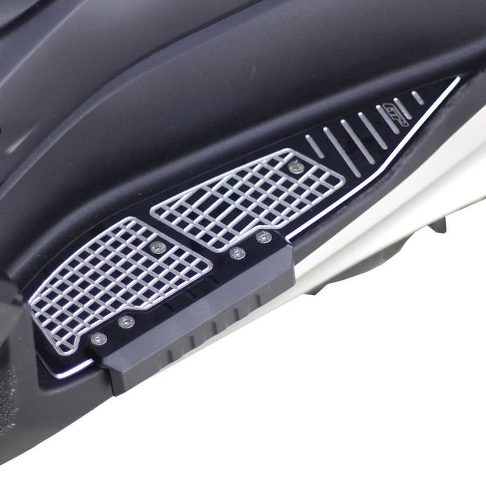 Placa de paso GP Kompozit de aluminio compatible con Yamaha XMAX 250 Tech Max / Iron Max 2018-2023