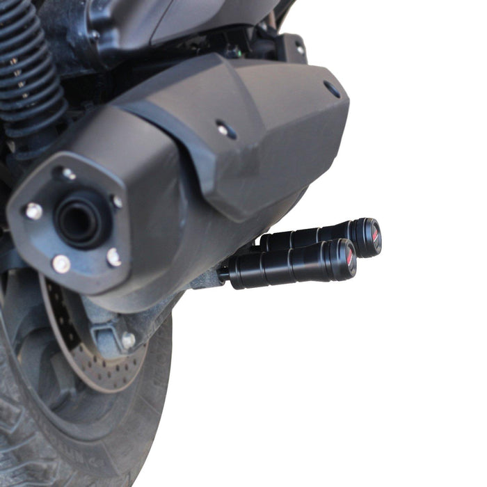 GP Kompozit Exhaust Crash Frame Slider Black Compatible For Yamaha XMAX 400  2018-2020