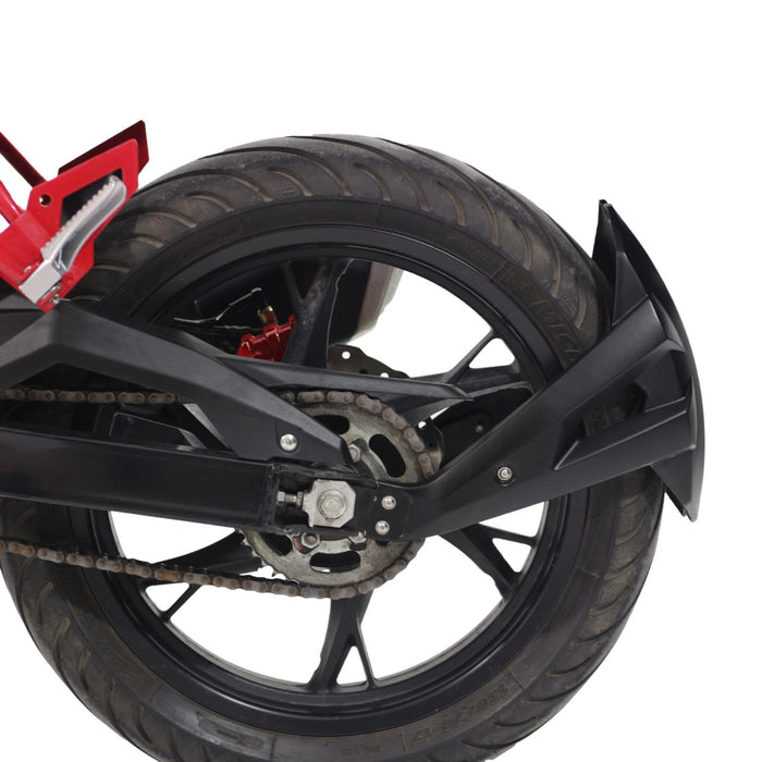 GP Kompozit Rear Splash Guard Black Compatible For Benelli BN 125 2018-2020