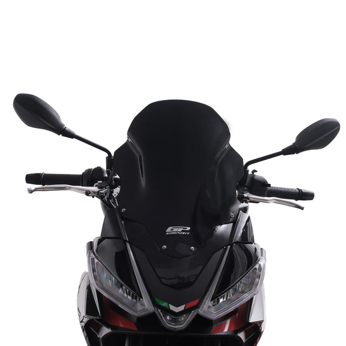 GP Kompozit Windshield Windscreen Black Compatible For Aprilia Tuono 660 Factory  2021-2024