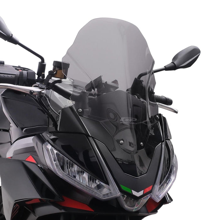 GP Kompozit Windshield Windscreen Smoked Compatible For Aprilia Tuono 660 Factory  2021-2024