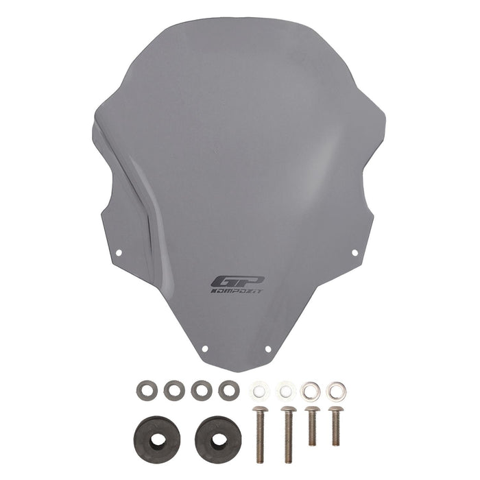 GP Kompozit Windshield Windscreen Smoked Compatible For Aprilia Tuono 660 Factory  2021-2024
