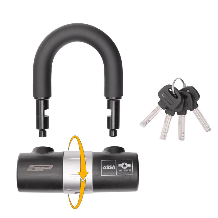 GP Kompozit Unbreakable Heavy Duty Security Chain For Motorcycle with 4 Keys (200cm Long / 13mm Thick) Motorbike, Bike, Generator, Gates