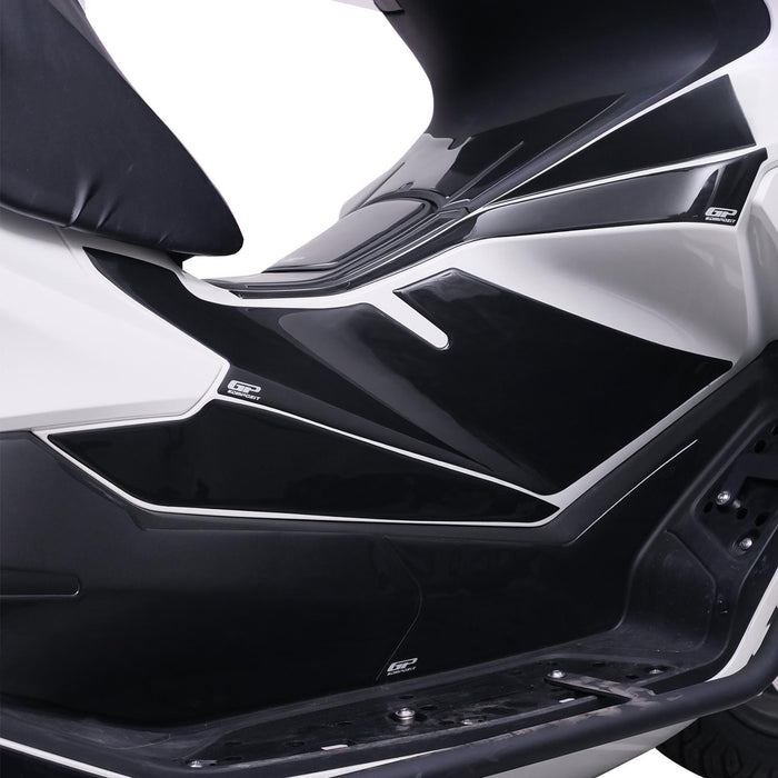GP Kompozit Tank Pad Set Black Compatible For Honda PCX125 / PCX150  2025