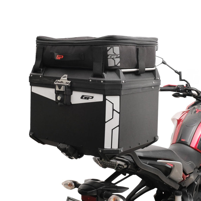 GP Kompozit Compatible For Universal Top Case Expandable Multifunctional Motorcycle Luggage Bag
