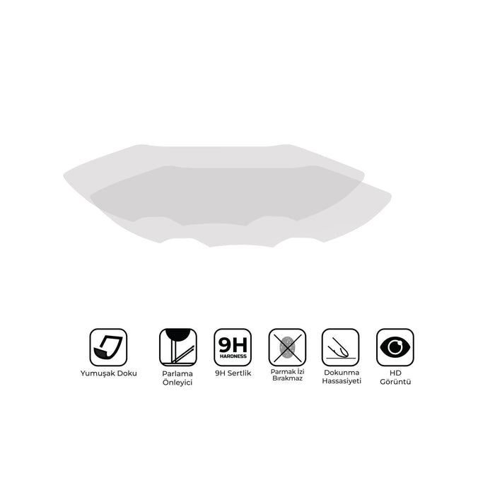 GP Kompozit 9H Nano Glass Dashboard Screen Protector Kit, Anti Glare, Ultra Slim, Hydrophobic Compatible For Honda PCX125 / PCX150 2022-2025